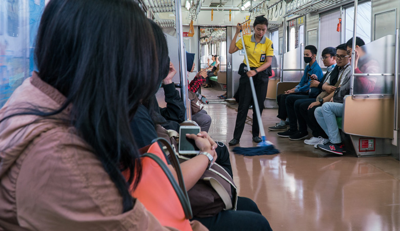 Jakarta commuter train
