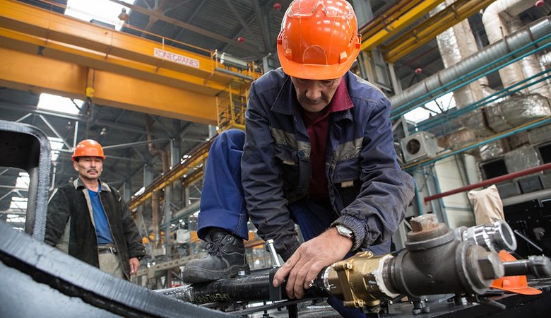 Locomotive assembly plant in Astana City