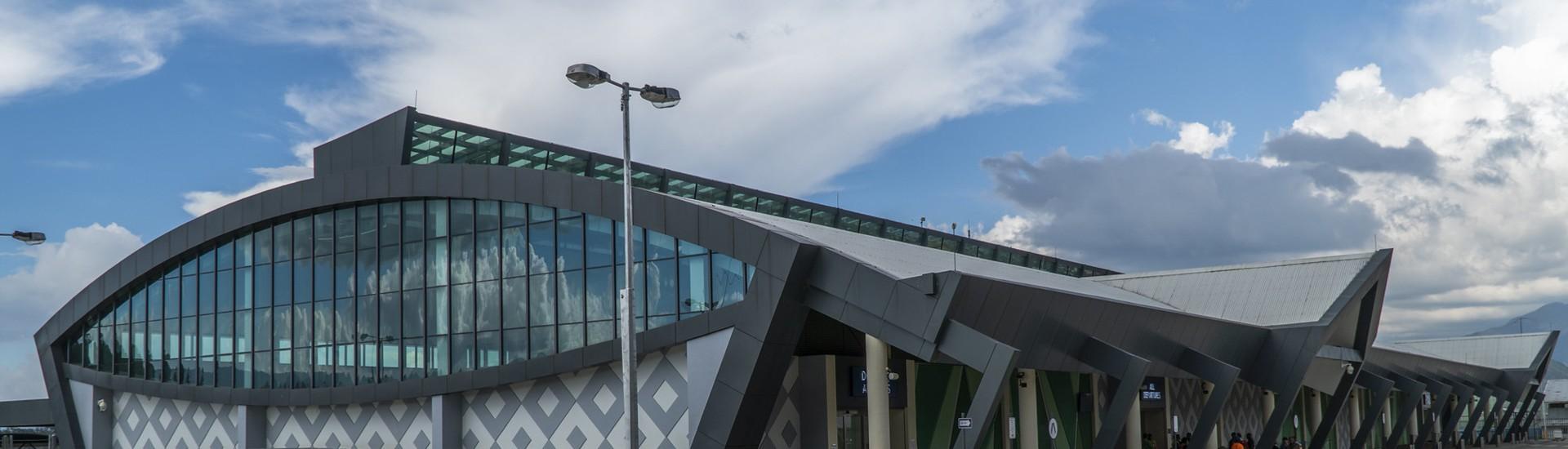 Domestic and international terminal of the Mount Hagen Airport